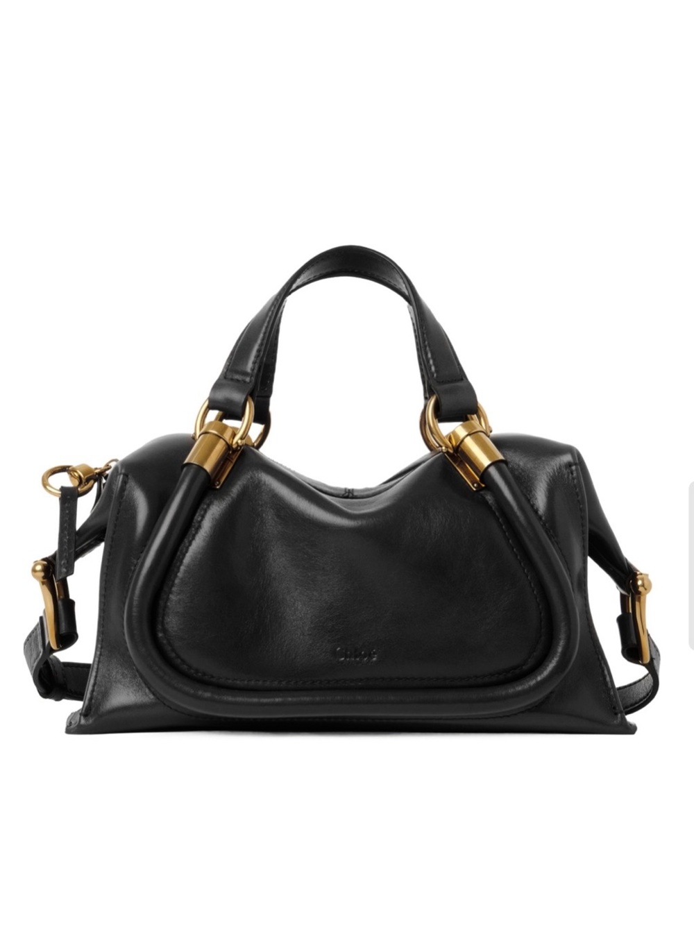 Chloé Paraty 24 Small Shoulder Bag - Black